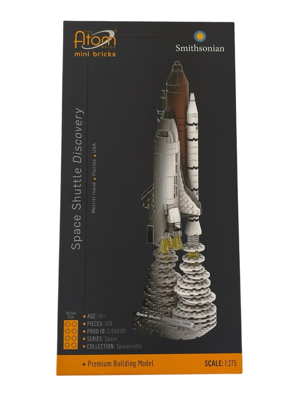 Space Shuttle Discovery The Atom Brick Premium Building Model Construction Kit